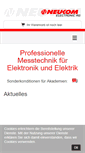 Mobile Screenshot of neukom-electronic.ch
